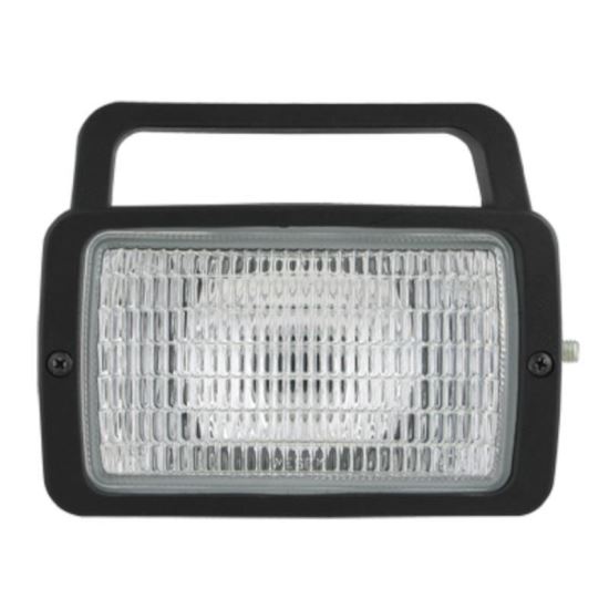 Proiector lucru 156x92, cu intrerupator si maner, LPR4.26075 Wesem