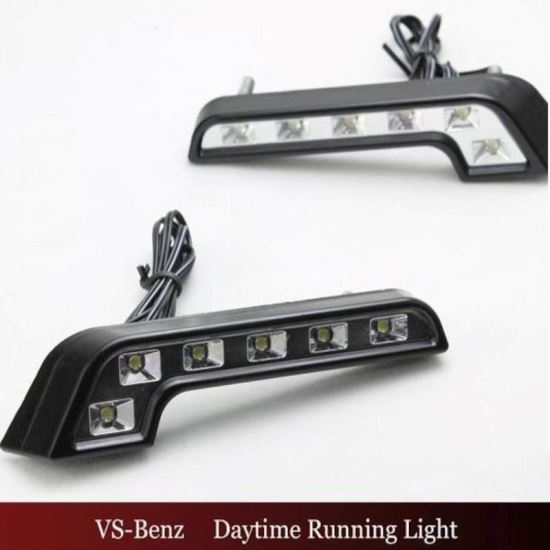 Proiector zi, 12V, DRL, cu LED, 18cm 6HP-I