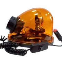 Girofar 12V, h130, prindere cu magnet si sirena, tip lacrima, bec R10W 51065-8001