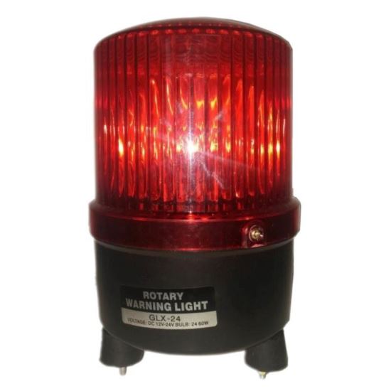 Girofar 24V, h160, prindere cu 3 suruburi, angrenaj tambur bec R10W, RL76305R Baisan