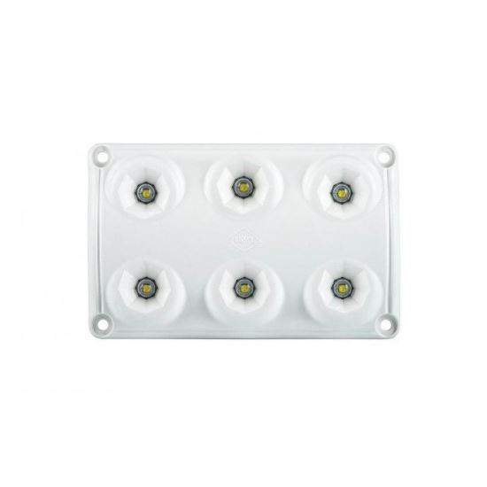 Lampa interior plafoniera, 120x75, 5 LED-uri, alba LWD 2154 Horpol