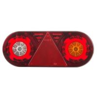Lampa stop 363x143, 6 functii cu triunghi, LED, dreapta, Neon, STELLA LZD 2551 Horpol