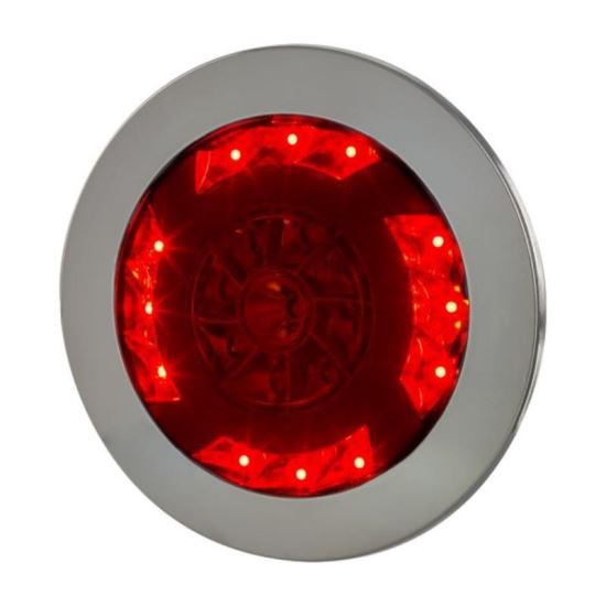 Lampa stop fi155, 3 functii, pozitie, frana, semnalizare, cu LED-uri, efect NEON, cu INEL, Lucy, LZD 2423 Horpol
