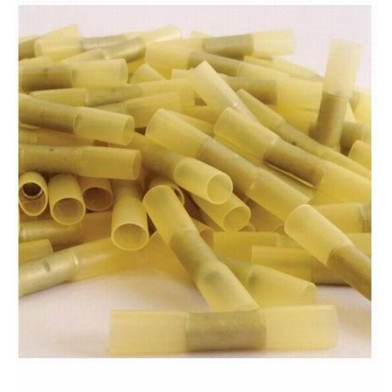Conectori termocontractabili, Butt mufa 4.0-6.0mm2, cu gel, galben, 20 buc/punga HSB5.5