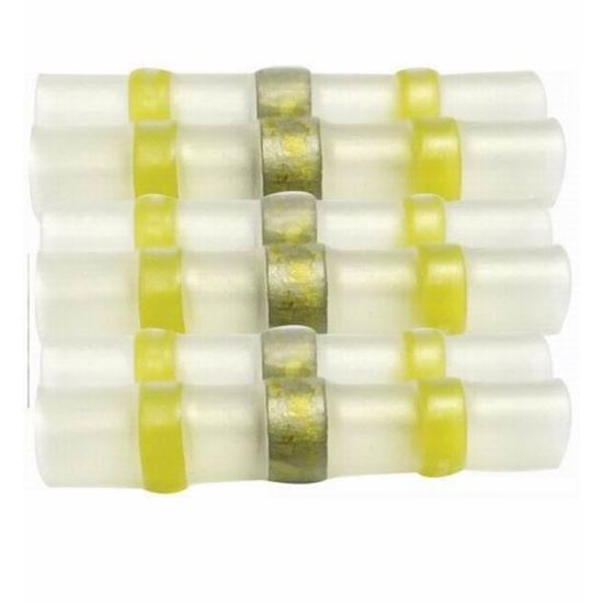 Conector termocontractabil, butt cu inel cositor galben, 6.0mm2 SHSB4 247Lighting