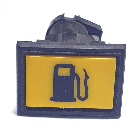 Indicator bord martor -30x22mm, cu bec 24v5w, galben - combustibil