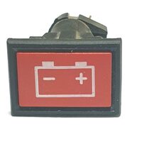 Indicator bord martor -30x22mm, 12/24v, rosu- acumulator