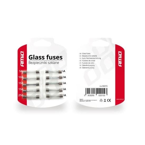 Set sigurante cilindrice sticla 02215 Amio