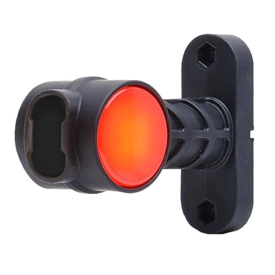 Lampa gabarit cu brat 125mm, LED NEON, alb si rosu, W148.3 1098 Was