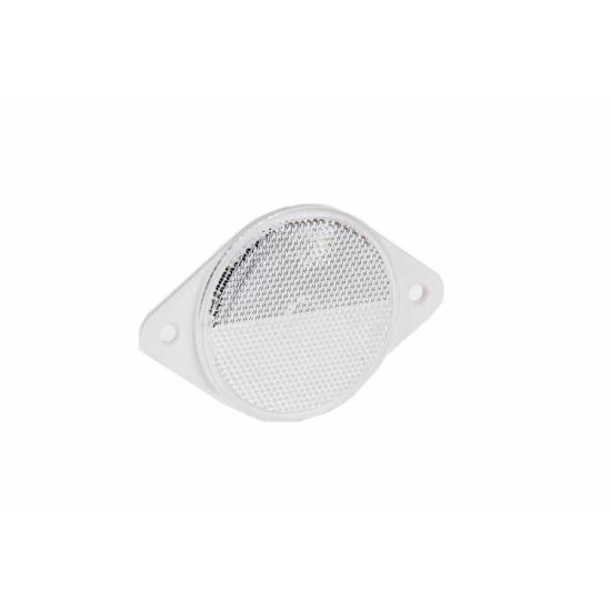 Catadioptru rotund cu 2 urechi, alb fi78 DOB-039B Fristom