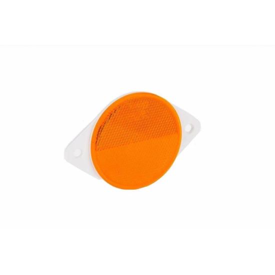 Catadioptru rotund cu 2 urechi galben fi78 DOB-039Z Fristom