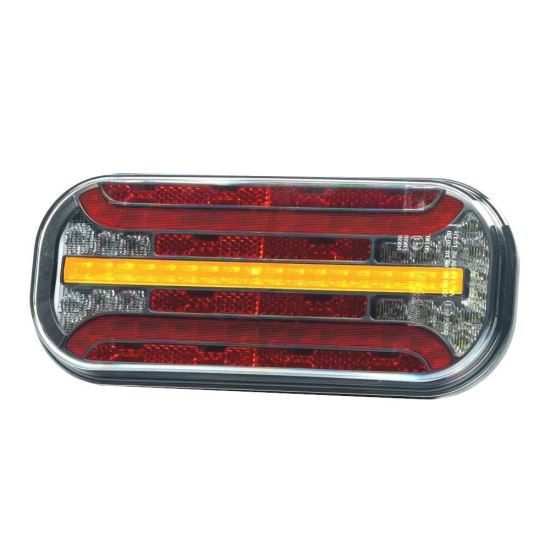 Lampa spate 214x95, cu numar, mers inapoi, semnalizare dinamica FT-230 COF LED Di Fristom
