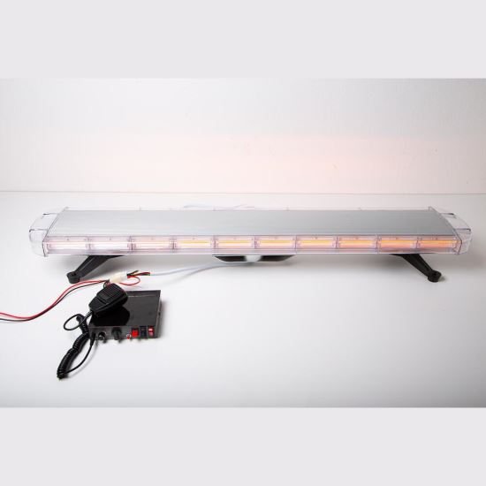 Girofar transversal 118x21cm, Led, cu sirena si microfon, 12V/24V, 92822 TruckLight