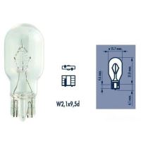Bec soclu sticla 12V/12W T13 W12W W2.1x9.5d blister 2 bucati/blister 2057 Vecta