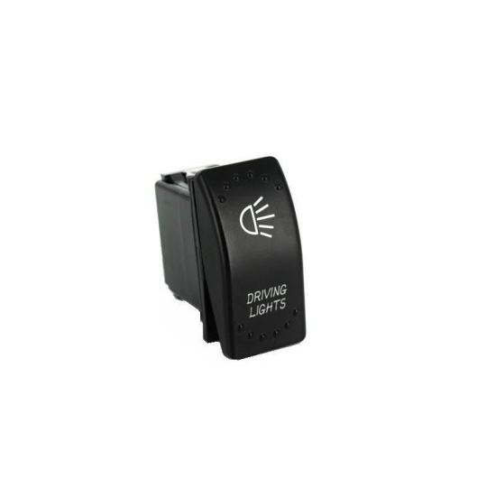 Intrerupator On/Off, 4.5x2.5cm, 5 pini, 12/24V Driving Light J07