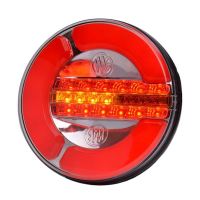 Lampa stop fi142, 3 functii, LED Neon, 12-24V, hamburger, semnalizare dinamica, cablu 2m, stanga-dreapta, W153DD 1129 DD Was