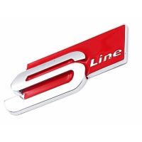 Ornament emblema metalica S-Line adeziva