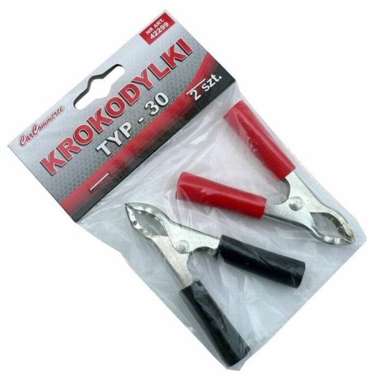 Cleste cablu curent 7,5cm cu clema crocodil, set Typ30 42299 CarCo