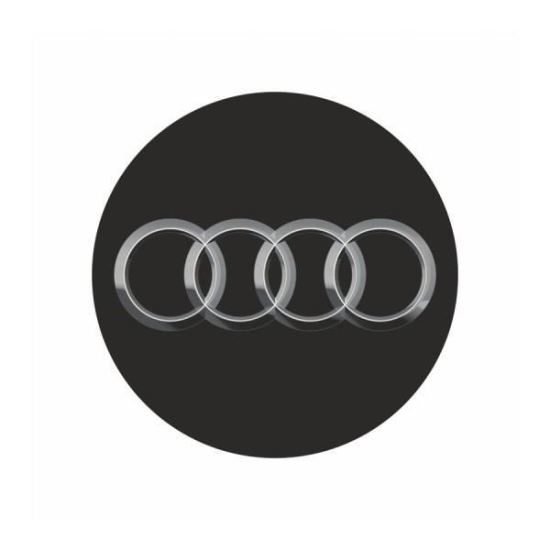 Set ornamente capace roti rasina, autoadeziv, AUDI, 4 bucati, fi55, ZP045 Automax