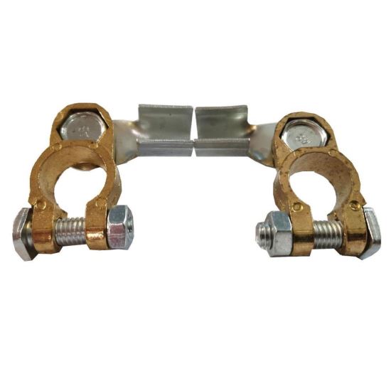 Borne acumulator de cupru 4.5x2, 4cm, grosime 3.5mm, cu papuc, set, ROmania Madra 