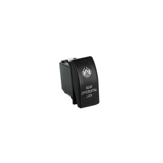 Intrerupator On/Off, 4.5x2.5cm, 5 pini, 12/24V Rear Differential Lock J12