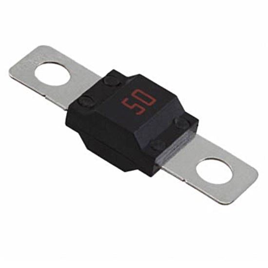 Sigurante MIDI ( cu urechi ) 50A / 32V, 41x12x12mm, surub M6, Littlefuse 0498050