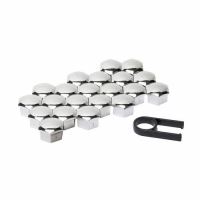 Ornament capacele silicon pentru prezoane set/21 bucati 17" crom 9829 Automax