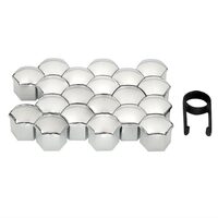 Set 20 capacele plastic, pentru prezoane 21inch, crom, 86920 Carmotion