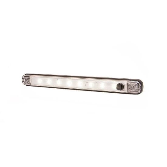 Lampa interior plafon 23.5cm slim LED aplicata cu intrerupator 727 Switch Was