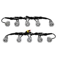 Set 10 bucati Proiector zi DRL Eyes, fi23, 12/24V, 502mini, 01521 Amio