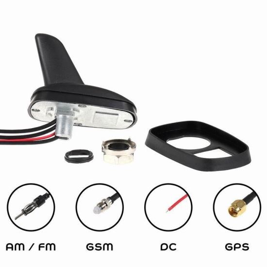 Antena auto FM /GPS/GSM, rechin, Antenna Active 536.50 Alca