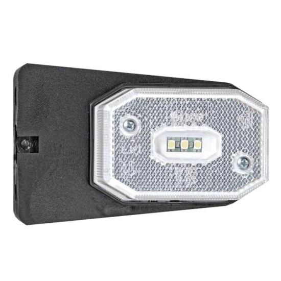 Lampa gabarit 63x42, LED, suport lateral, alba, FT-001-B1 LED Fristom