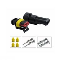 Set Mufa conector cu 2 pini mama+tata, Superseal / Amp TLA02318