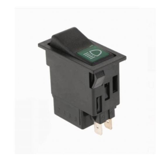 Intrerupor basculant ON/Off Led -faza lunga, 8pini, 24x39mm Sep LN07