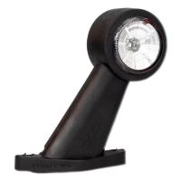 Lampa gabarit cu brat oblic 45°, 130mm, LED, alb-rosie, 12-36V, FT-009-C Fristom
