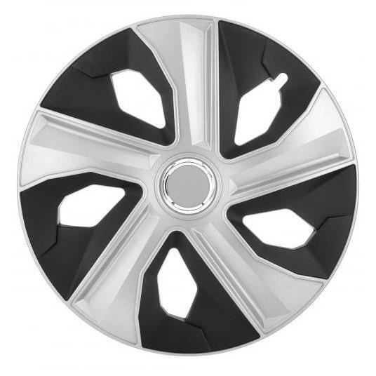 Capace roti 15'' Jestic Luna II cu inel, grafit cu argintiu