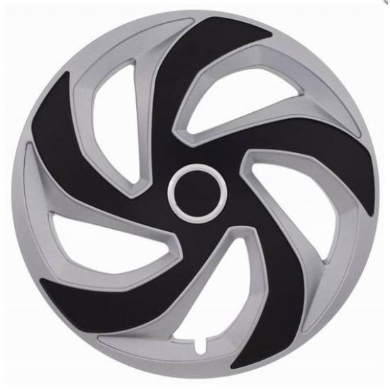 Capace roti 15'' Jestic Rex II cu inel, grafit cu argintiu